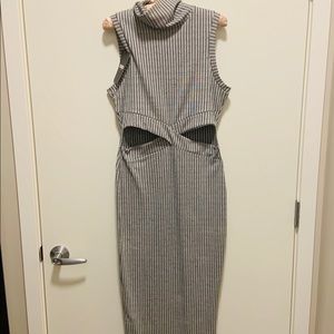 Missguided Brand New Bodycon Midi Cutouts